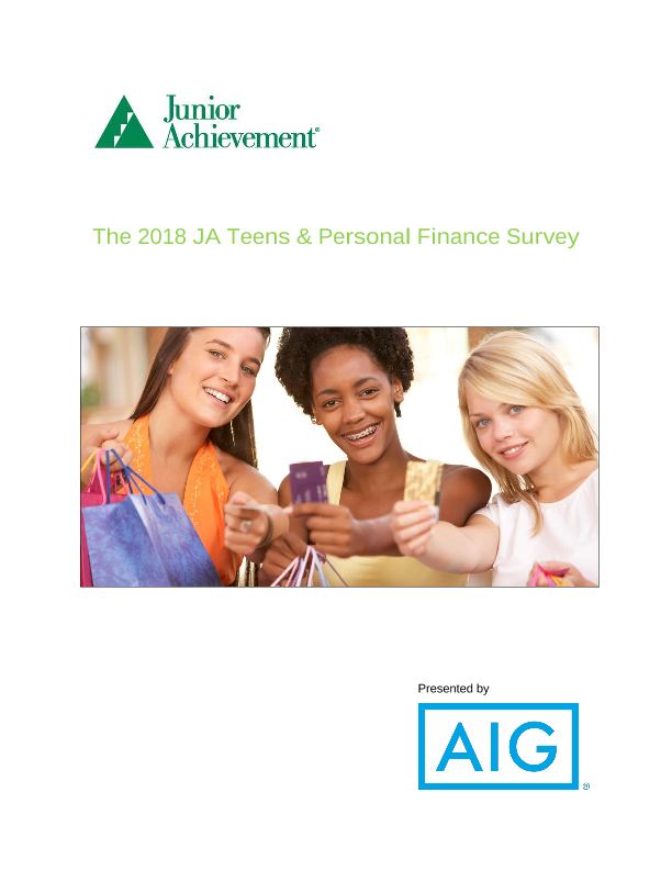 2018 Teens and Personal Finance